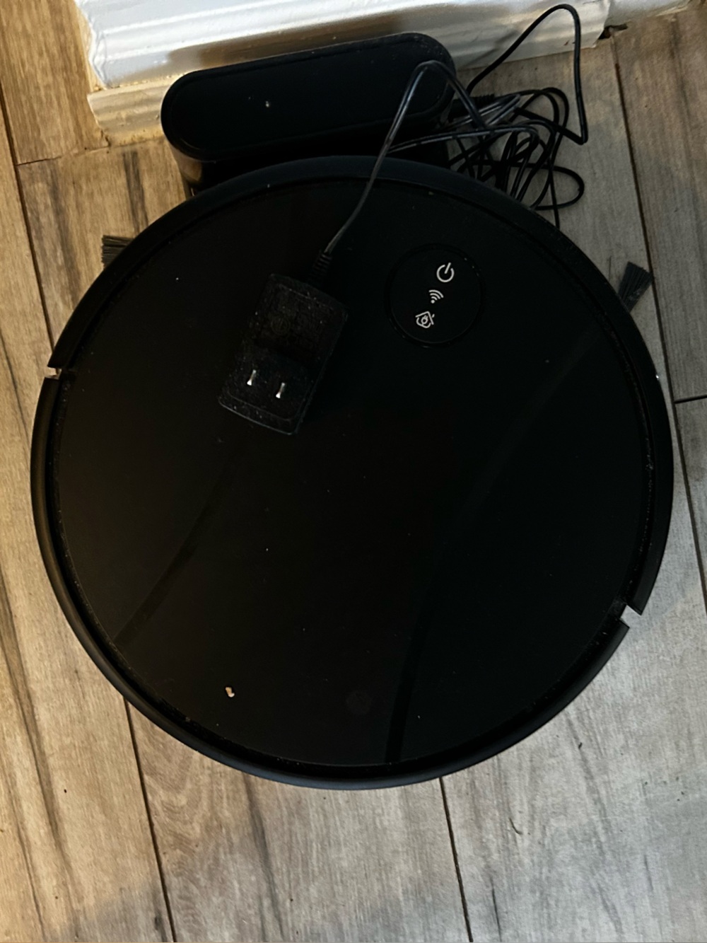 Smart Black Robotic Vacuum Cleaner Vacuum Robot Cleaner